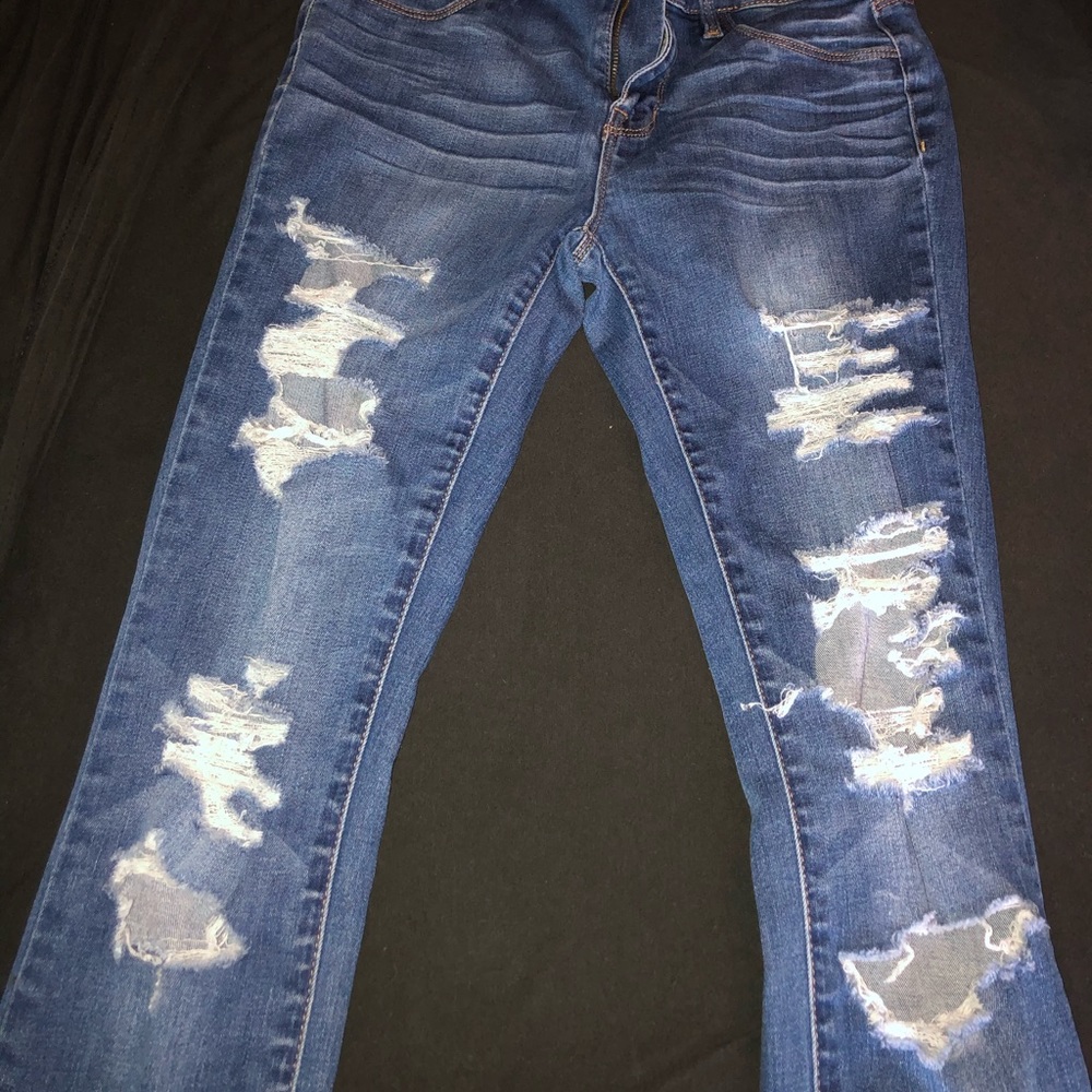 Pacsun super stretch ripped skinny jeans